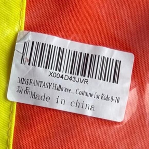 Firefighter Zombie 3 Piece Halloween Costume Child's Size 9-10 - Picture 3 of 7